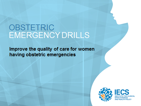 Obstetric Emergency Drills Trainer’s Manual slides
