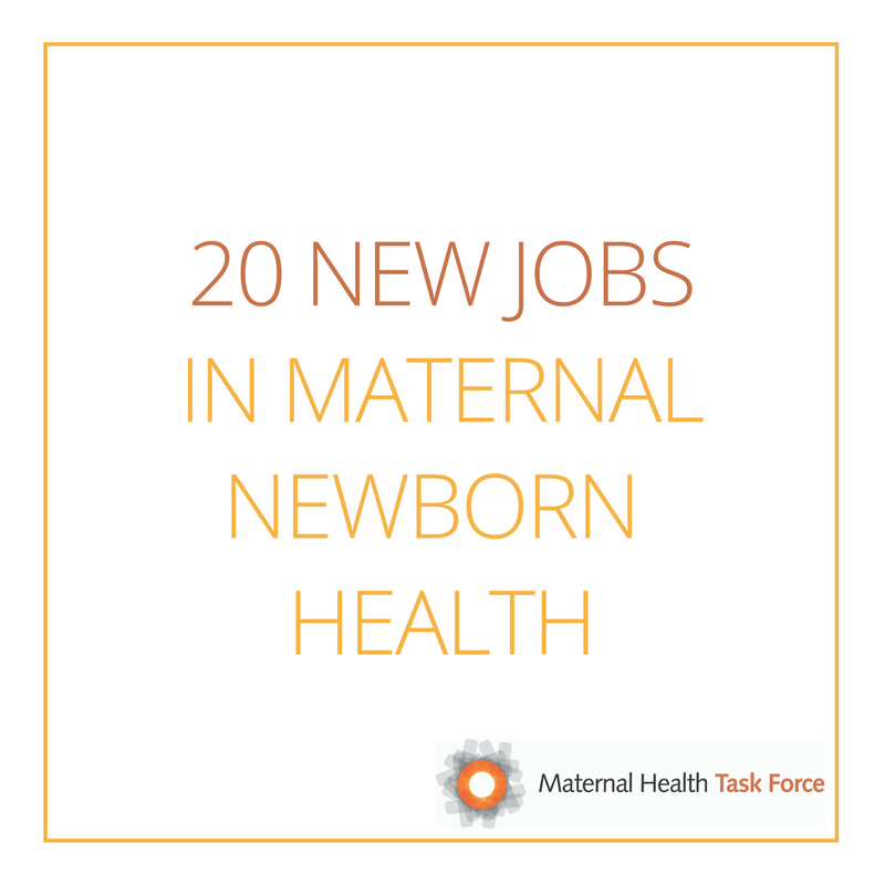 20 new positions in maternal newborn health
