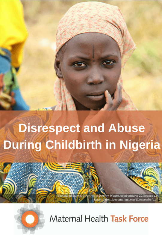 disrespect and abuse during childbirth in Nigeria