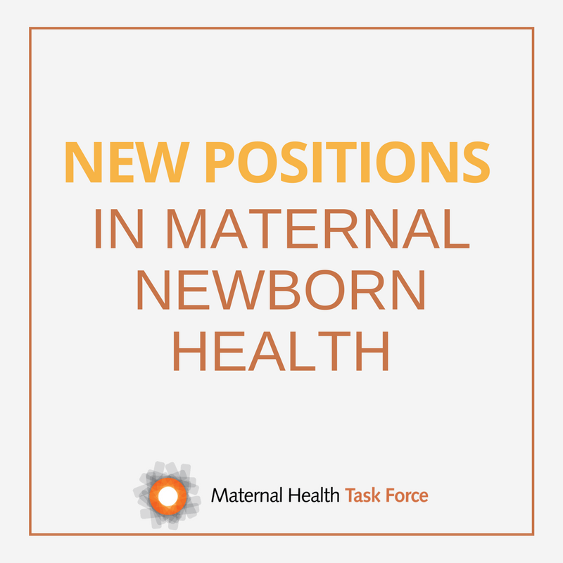 new positions in maternal newborn health
