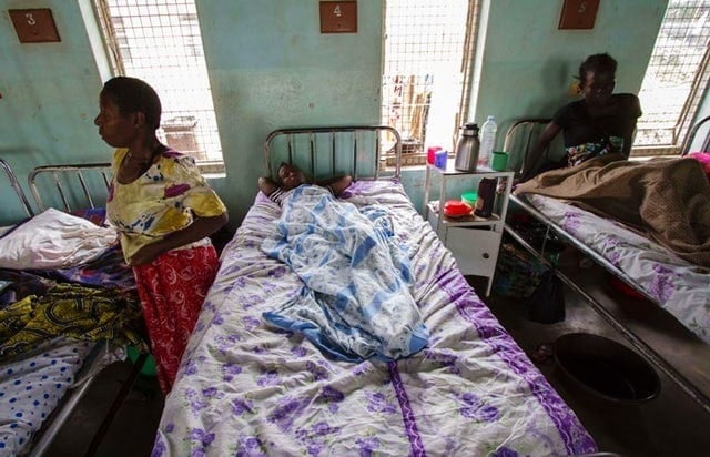 Patients wait in a ward prior to undergoing obstetric fistula repair surgery at the Mulago Hospital in Kampala.AFP/Isaac Kasamani via Getty Images