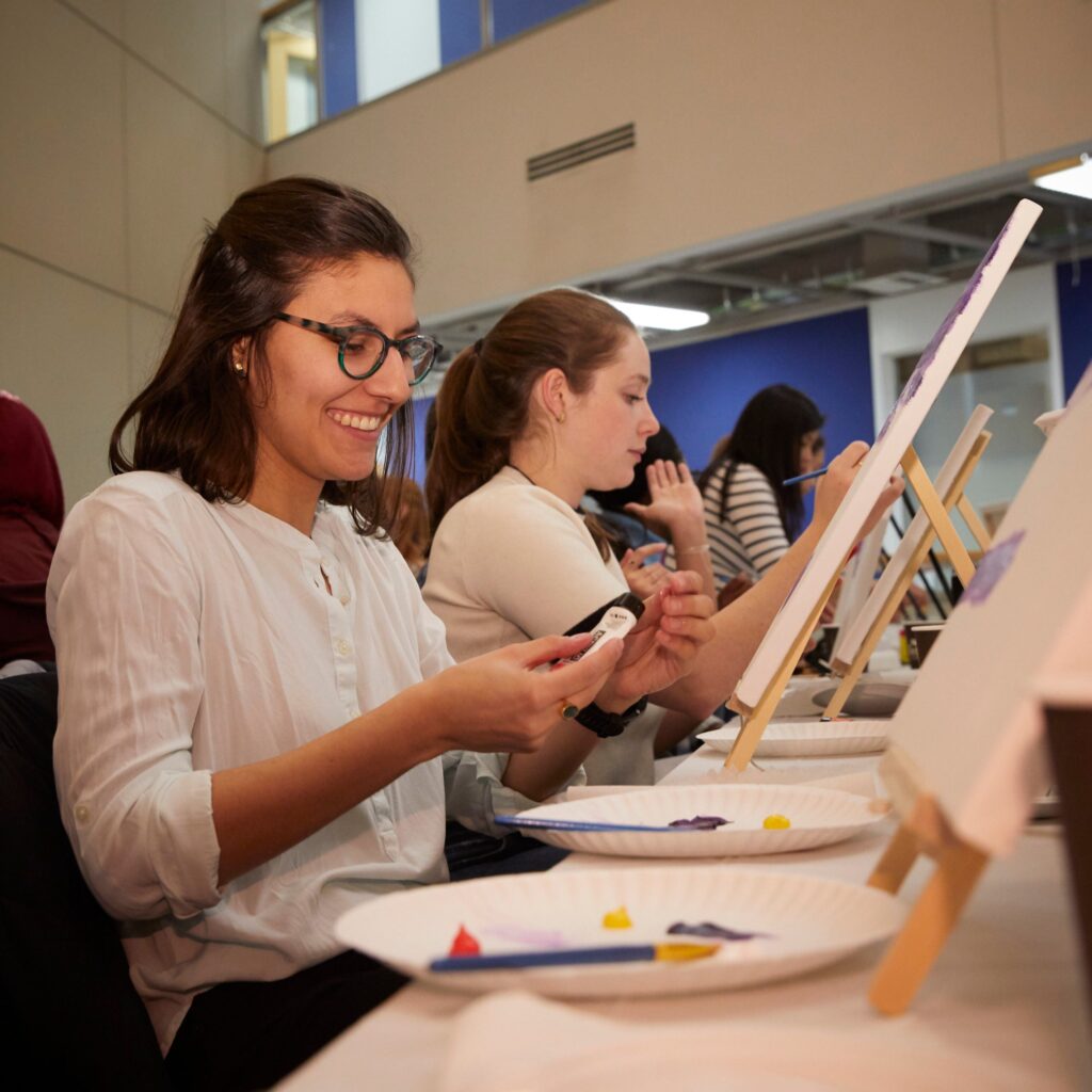 Taking a study break—by painting | Harvard T.H. Chan School of Public ...