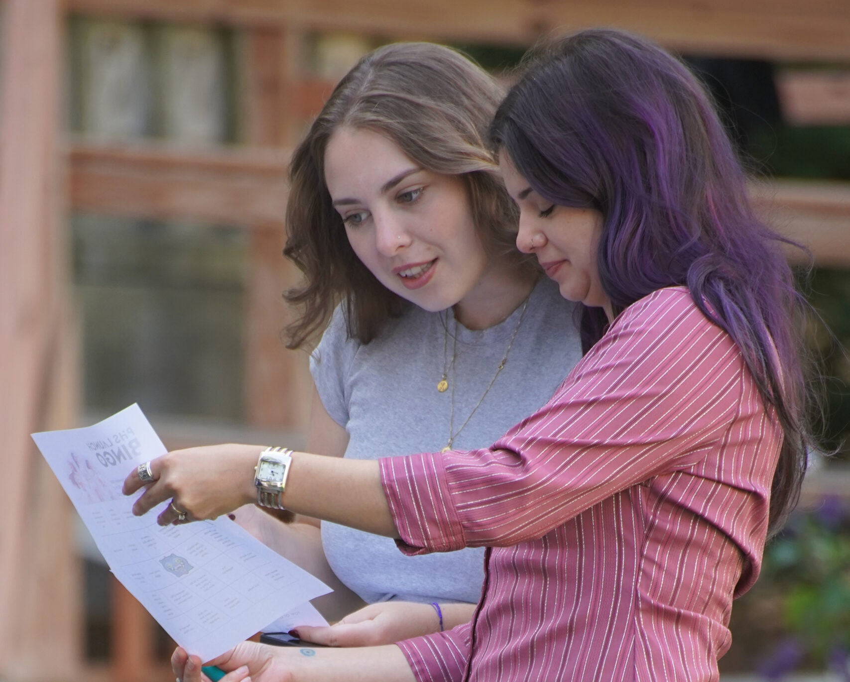New PHS students at orientation week on campus.