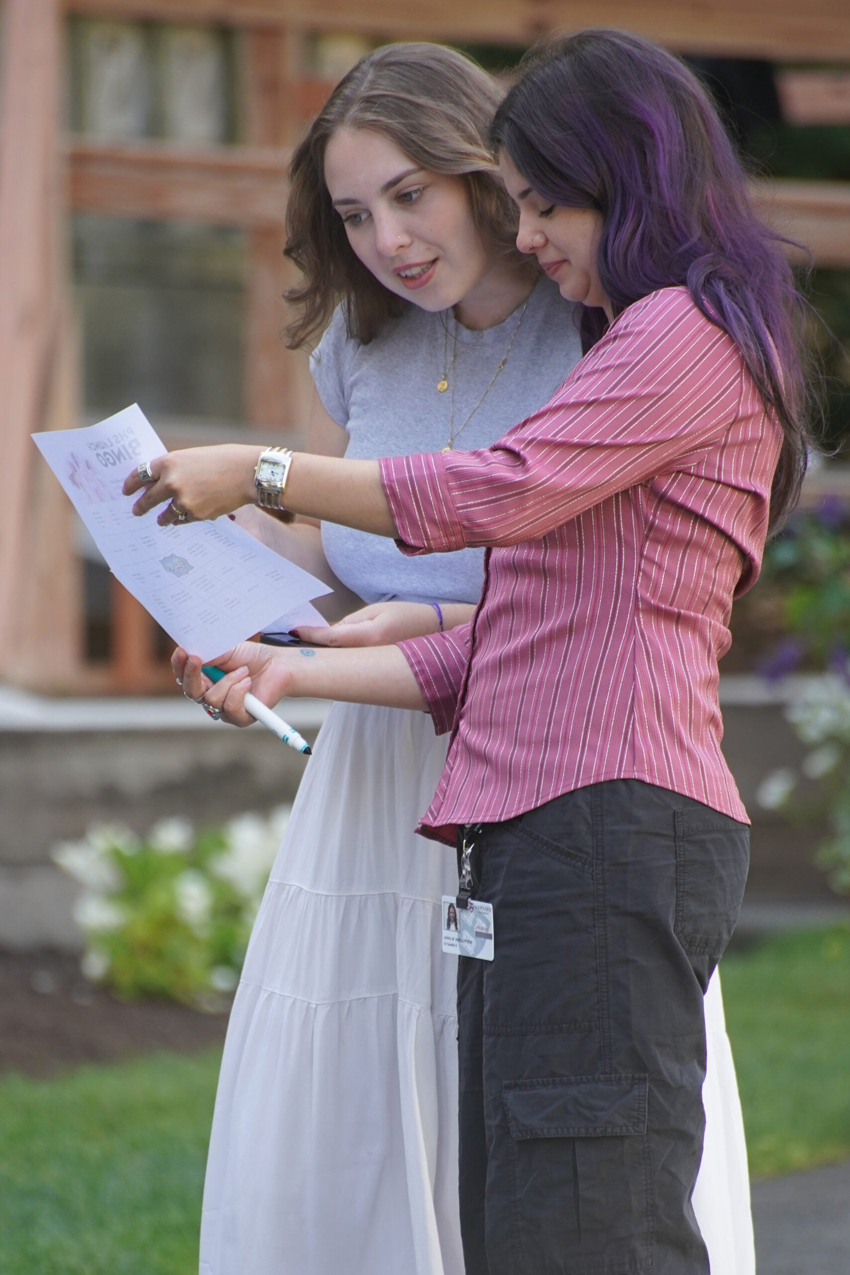 New PHS students at orientation week on campus.