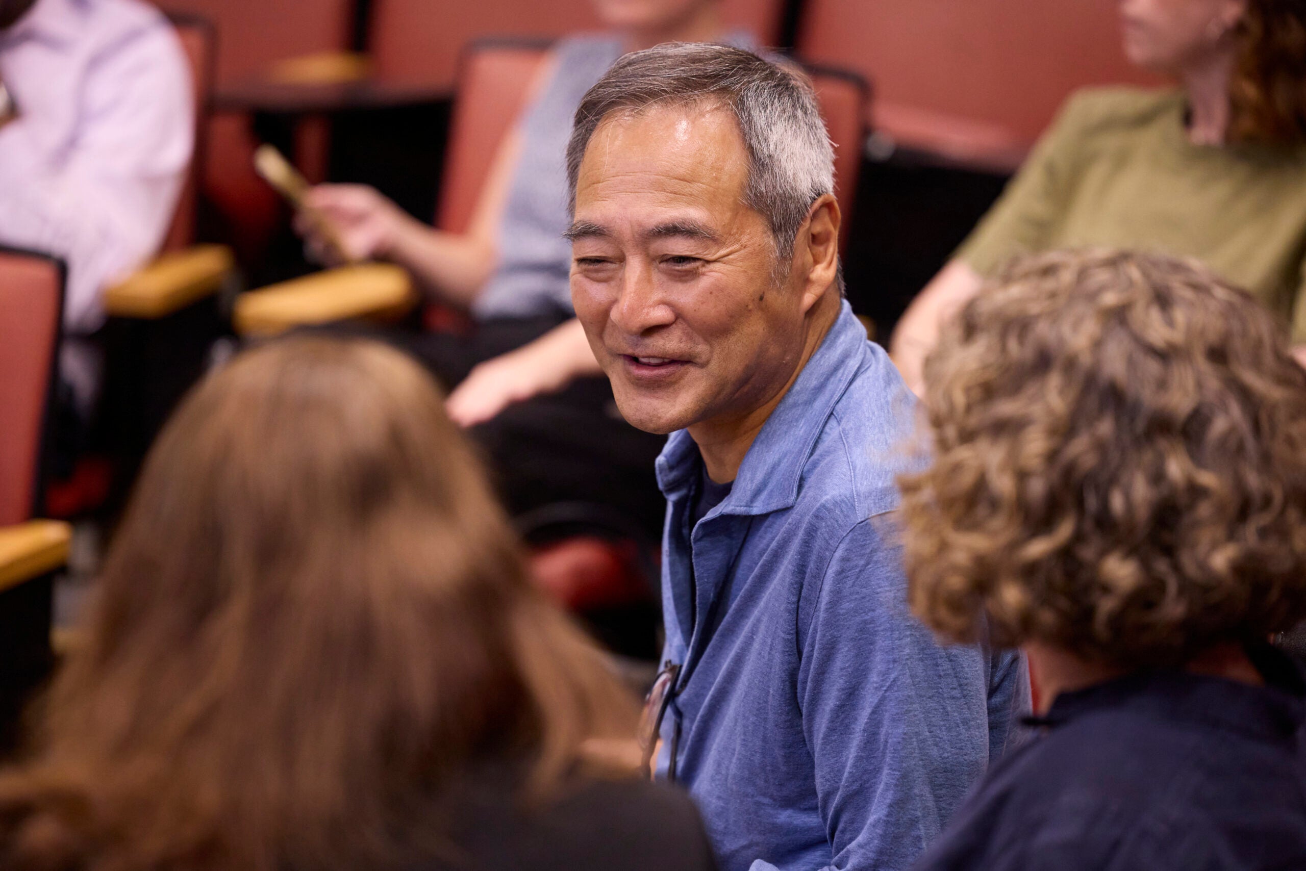 Dr. Ichiro Kawachi seated with other faculty at Fall Orientation 2026.