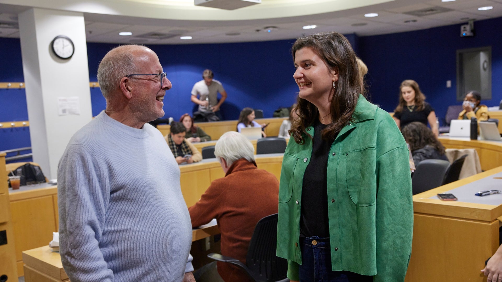 Andy Burness with “Practical Communication Strategies and Tactics for Influencing a Healthier World” student, Kendra Sterneck