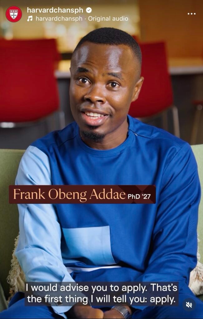 Frank Addae's Message to International Students