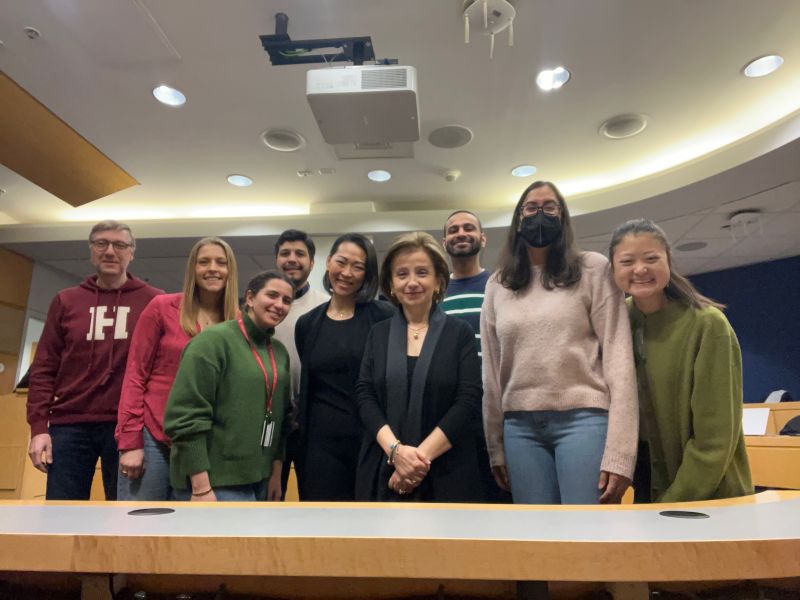 Students and faculty gathered in the Global Cancer Epidemiology winter session course taught by Professors Paolo Boffetta and Pagona Lagiou.