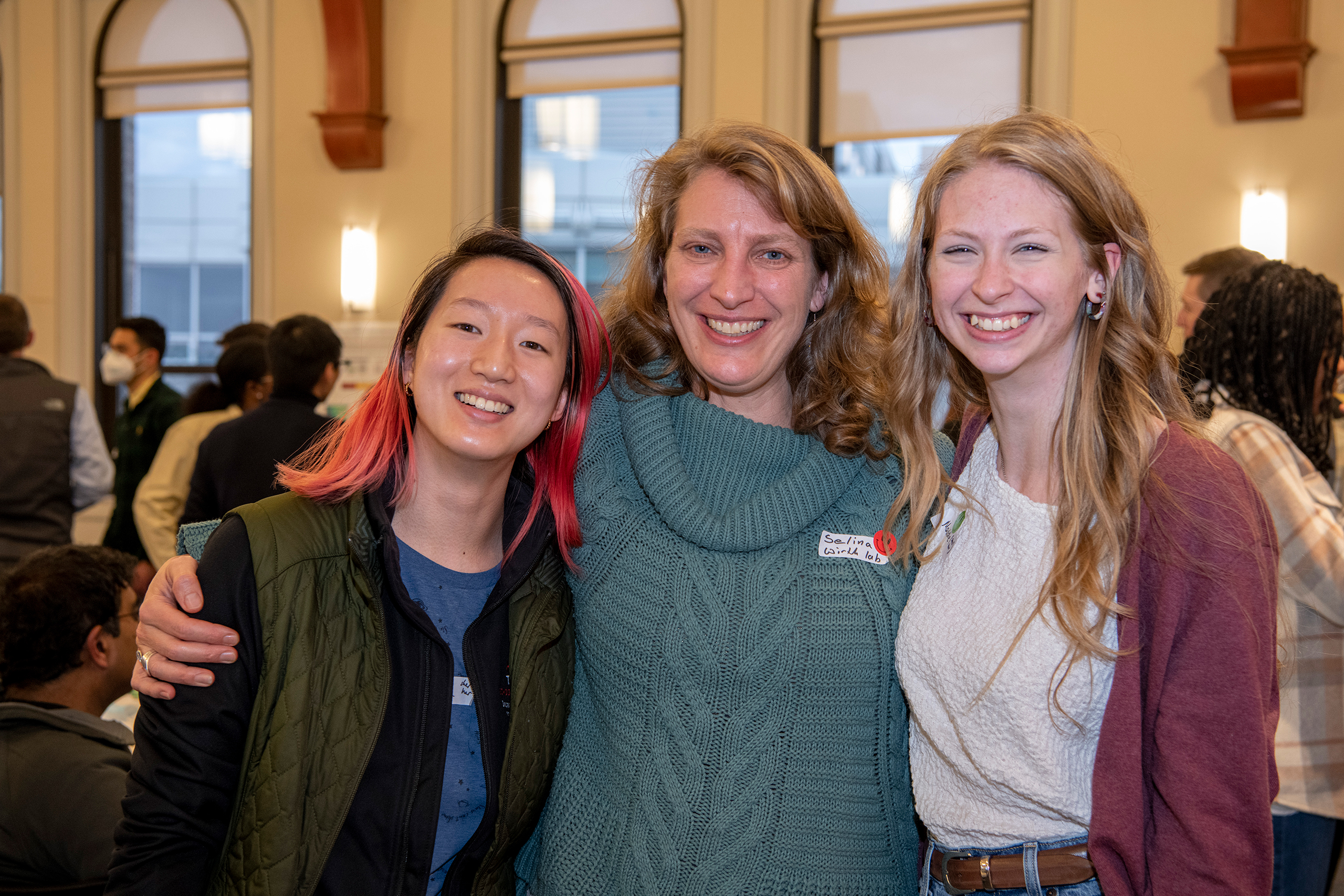 IID Retreat 2024, from left: Anna Hu, Selina Bopp, Madeline Farringer