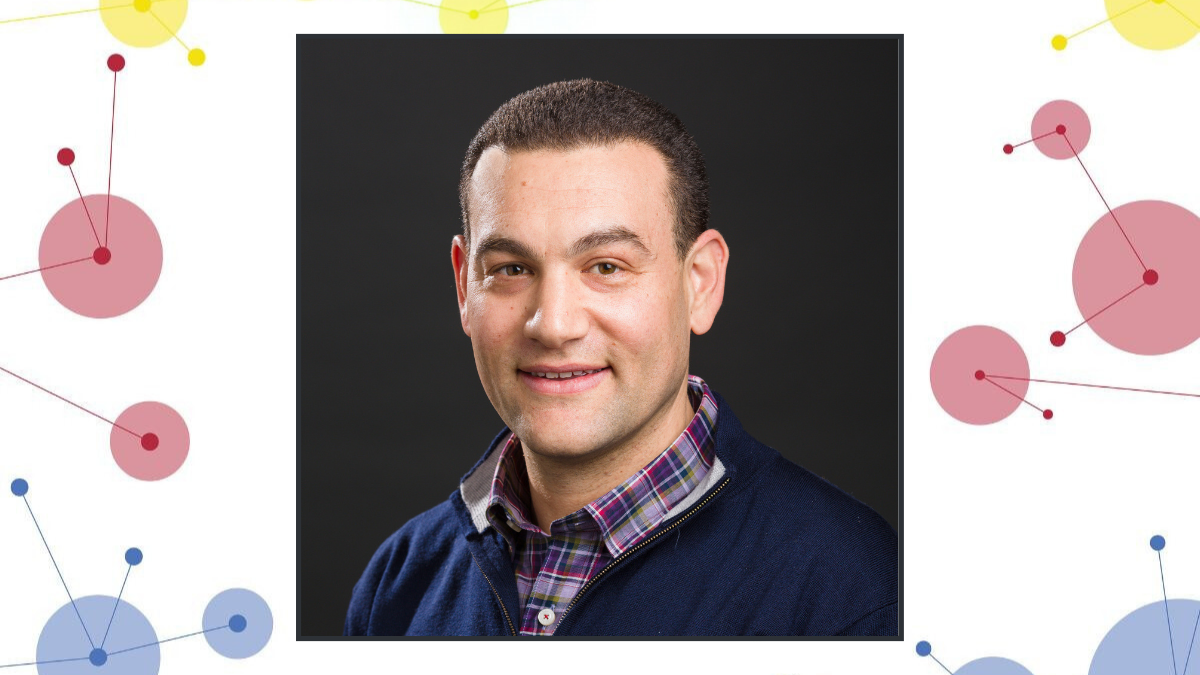 Headshot of Ted Cohen with decorate frame