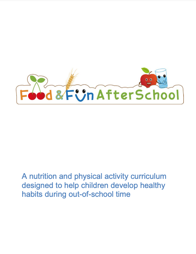 Cover page of Food & Fun After School curriculum