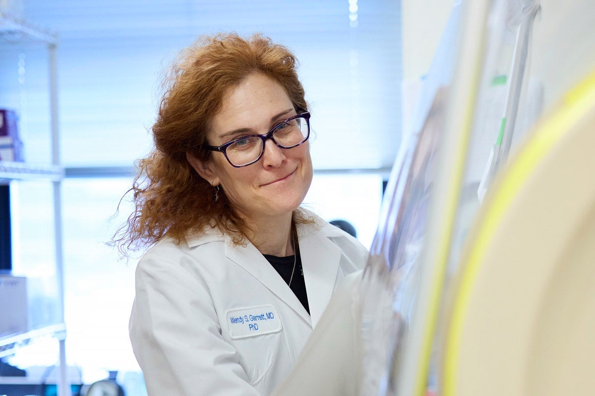 Dr. Wendy Garrett in her lab