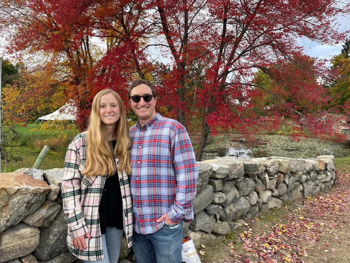 Abigail Frey apple picking