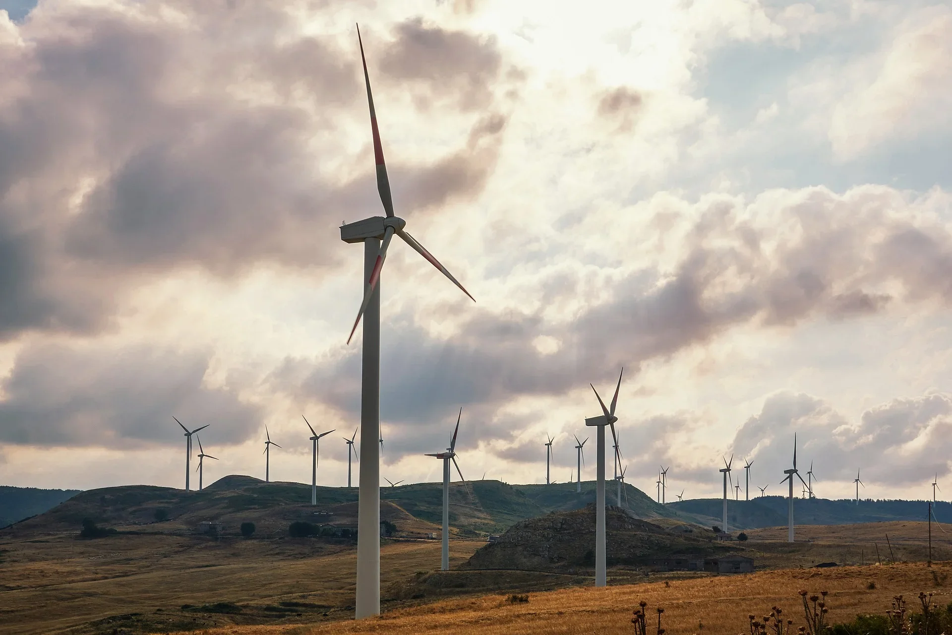 wind turbines