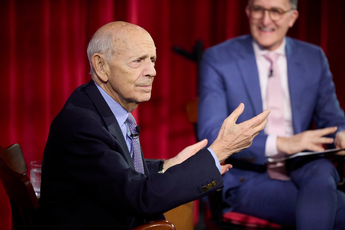 Former Supreme Court Justice Stephen Breyer on solving problems through ...