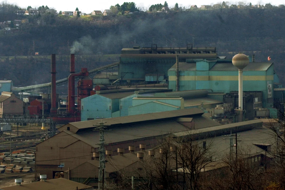 Steel plant in Bradford PA