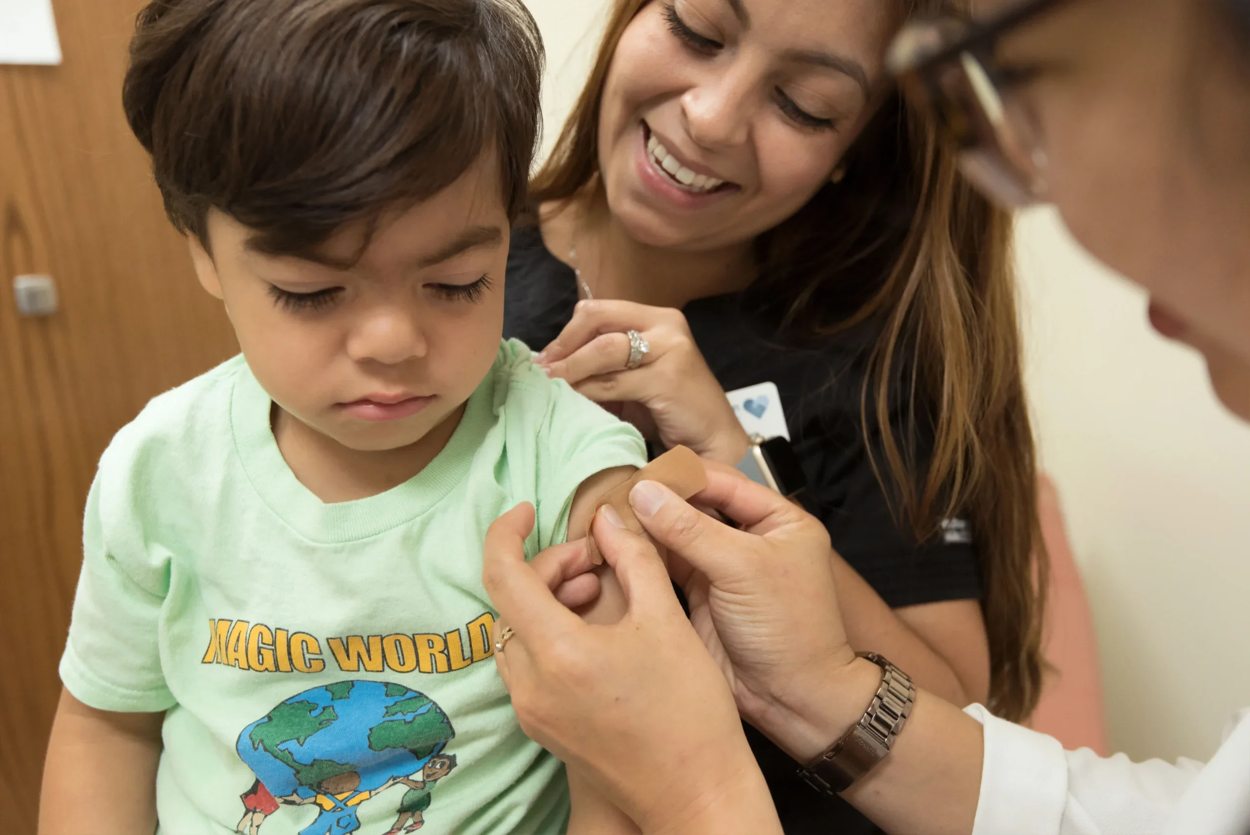 Child with doctor