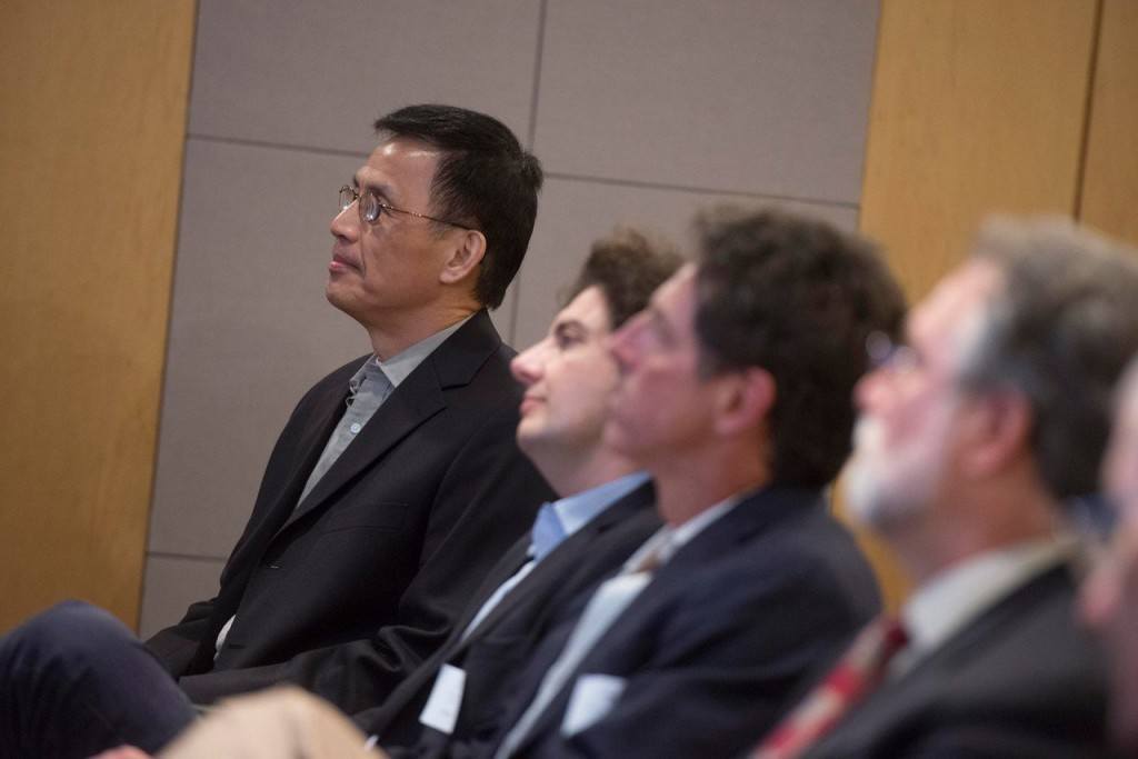 Zhi-Min Yuan and audience members at the 2015 JBL Symposium.