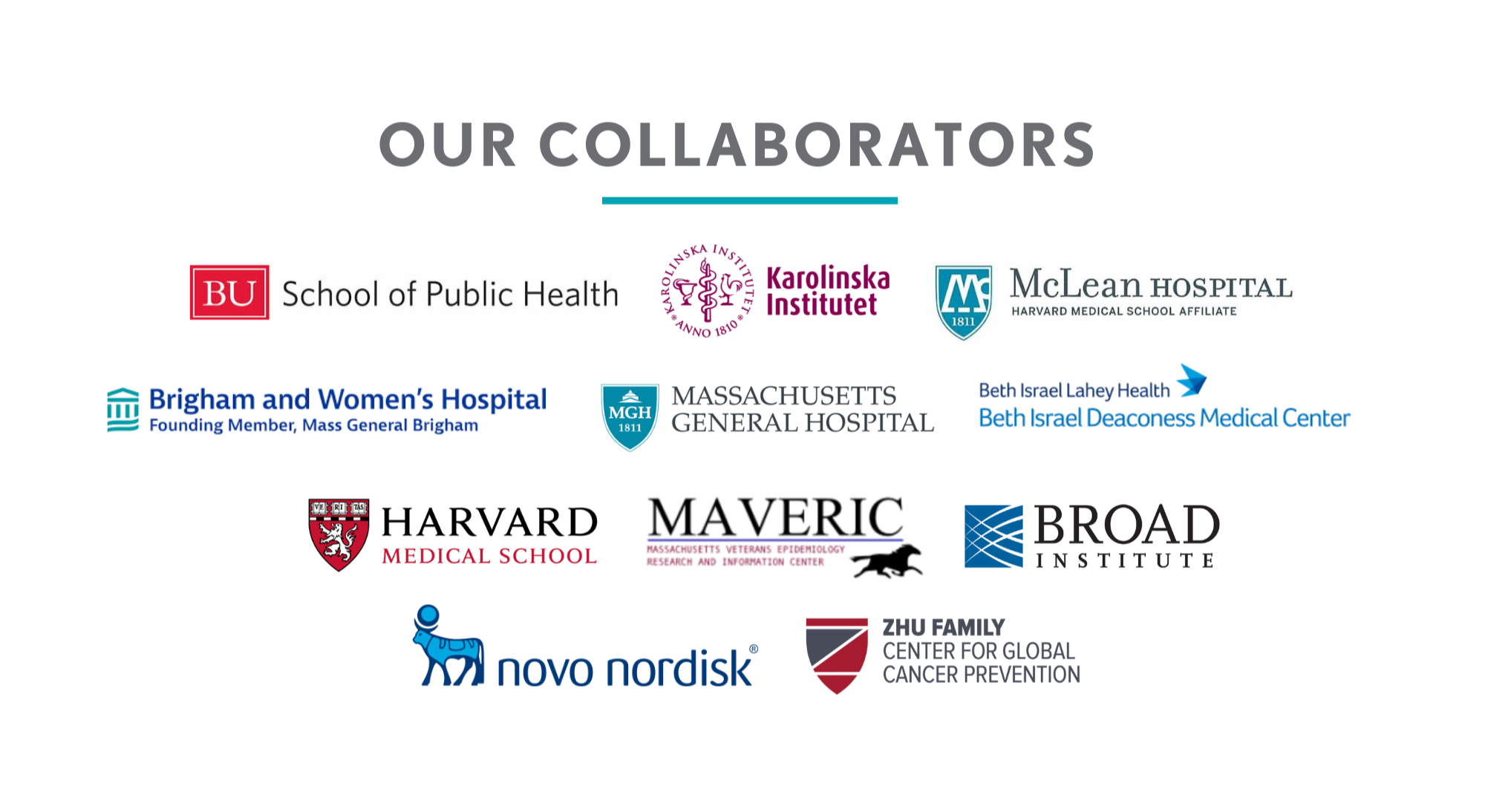 Collaborators logo collage