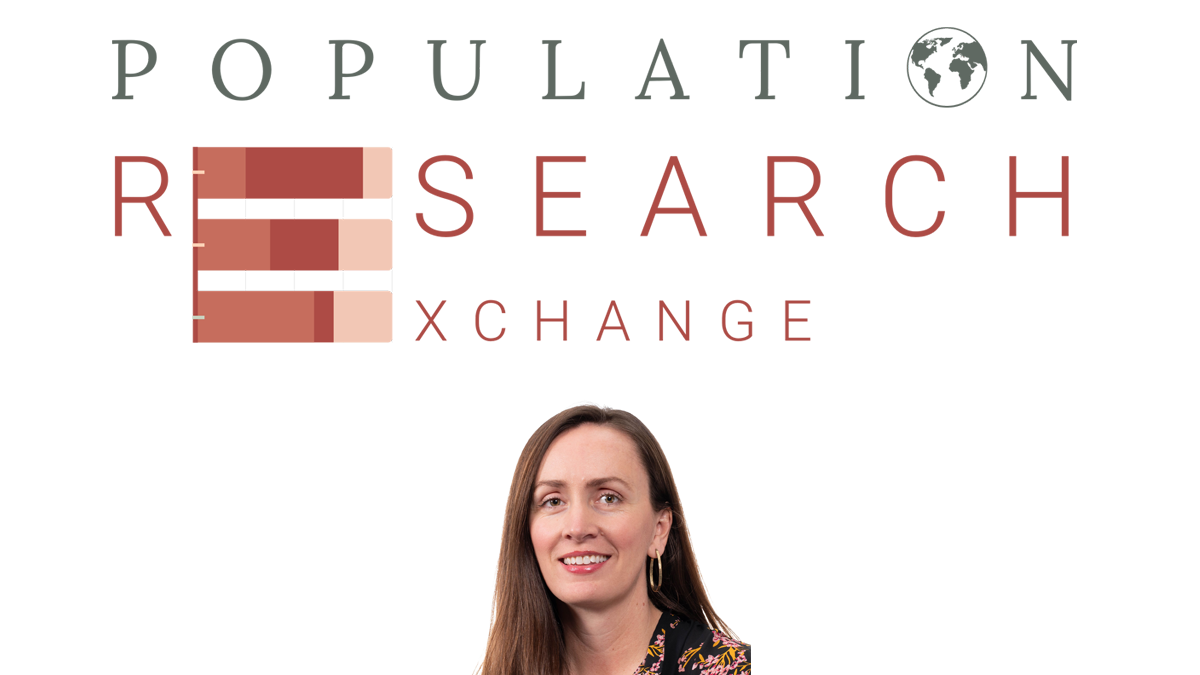 Population Research Exchange, speaker photo