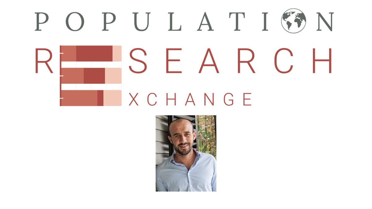 Headshot of Onur Altindag with Population Research Exchange text