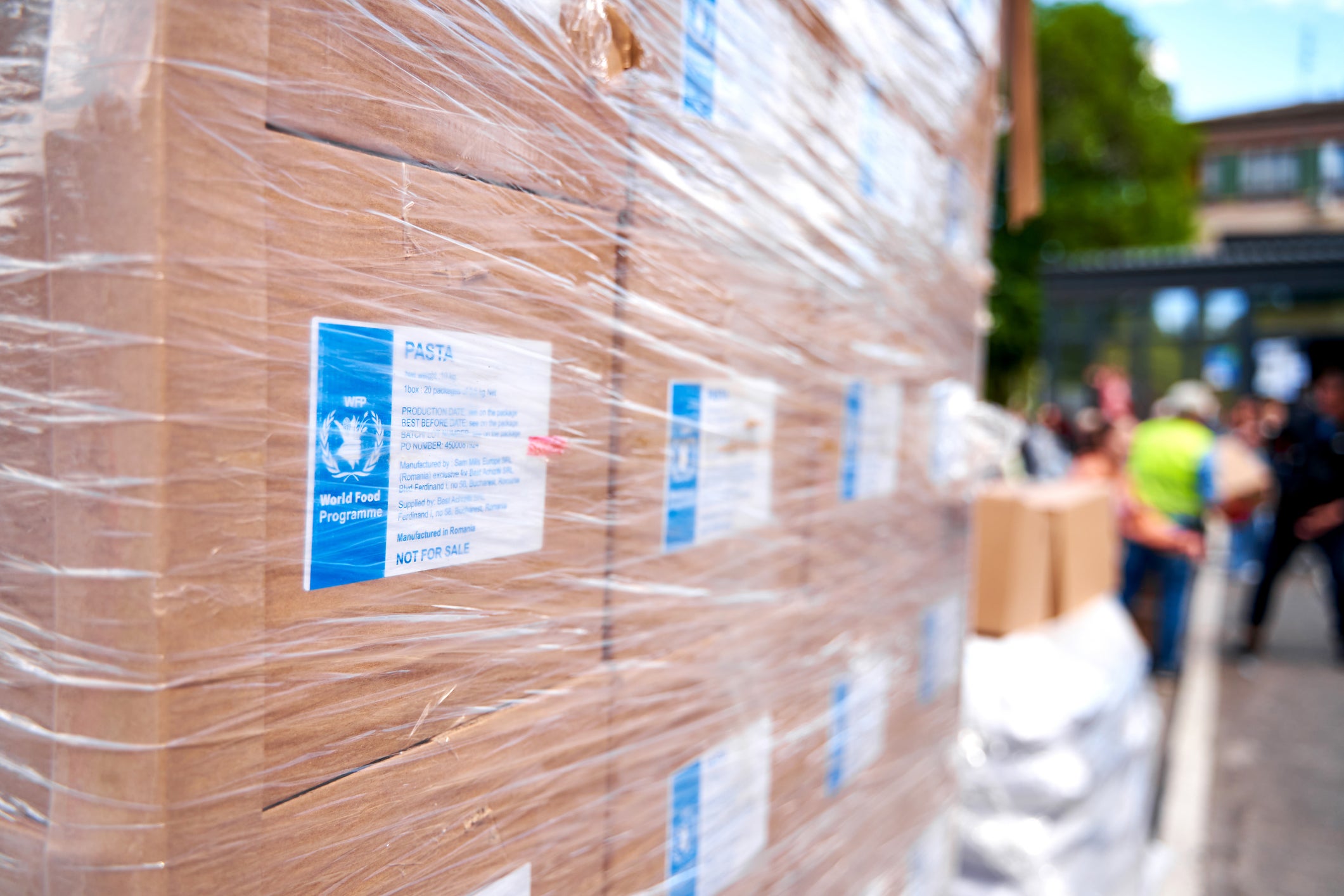 World Food Program aid delivered in Ukraine