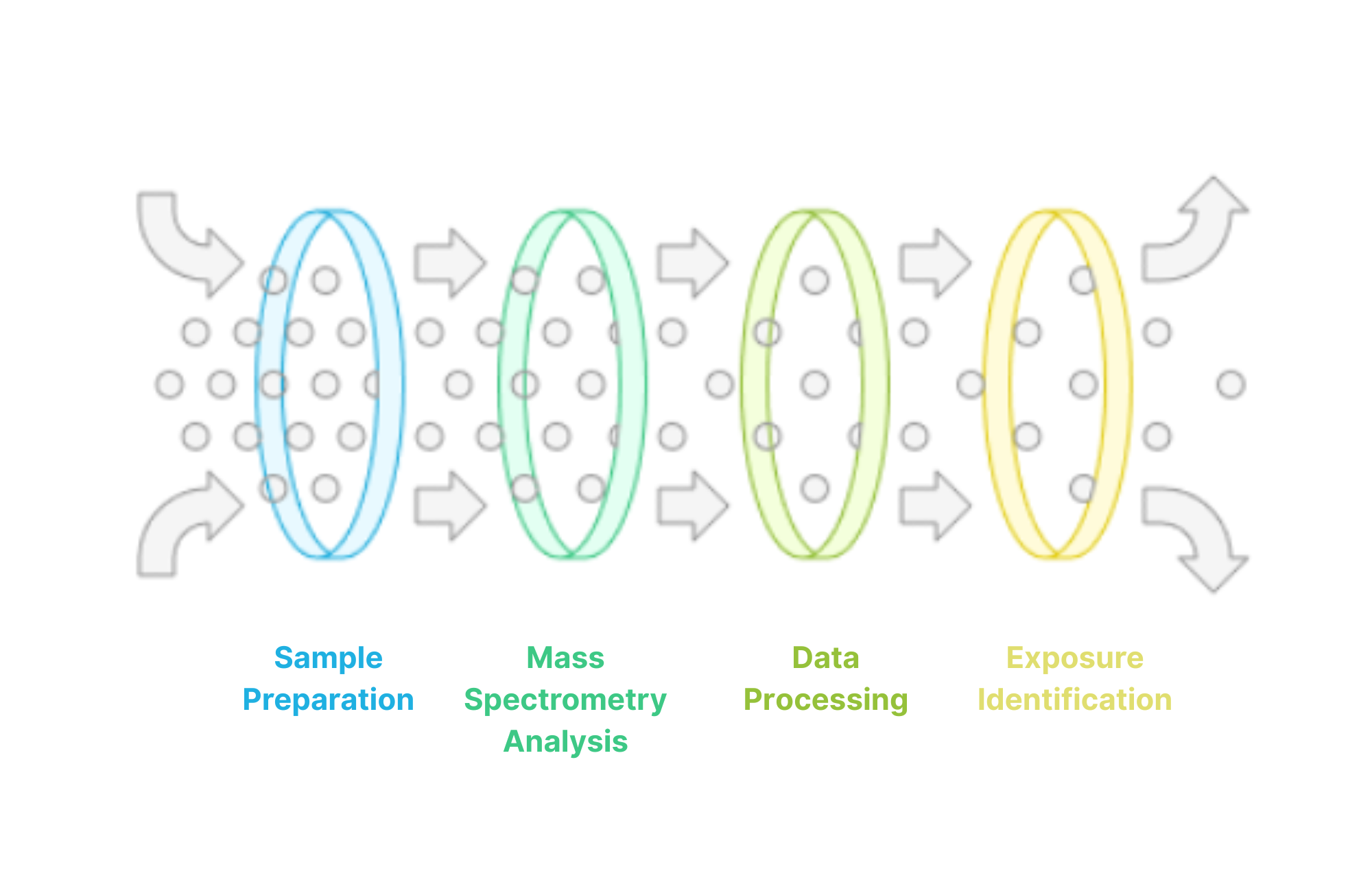 Diagram of Mass Spectrometry-Based Exposomics