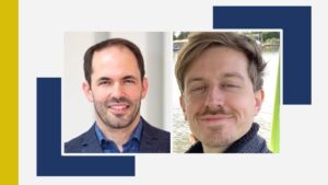 Headshots of Jeremy Labrecque and Maurice Korf