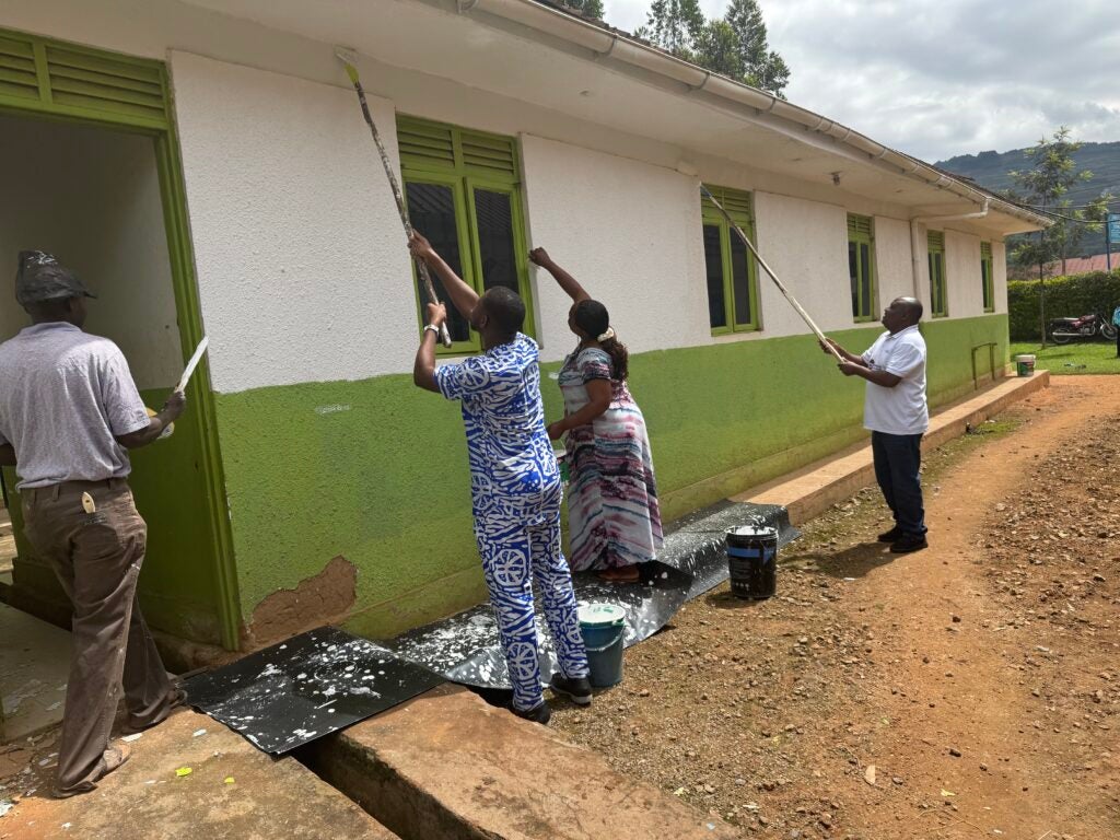 When painting started