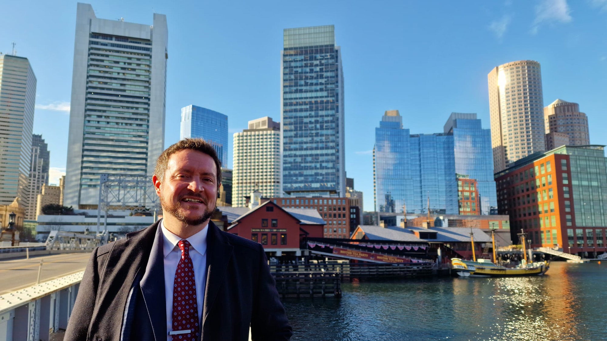 Ultan McCaffrey in downtown Boston
