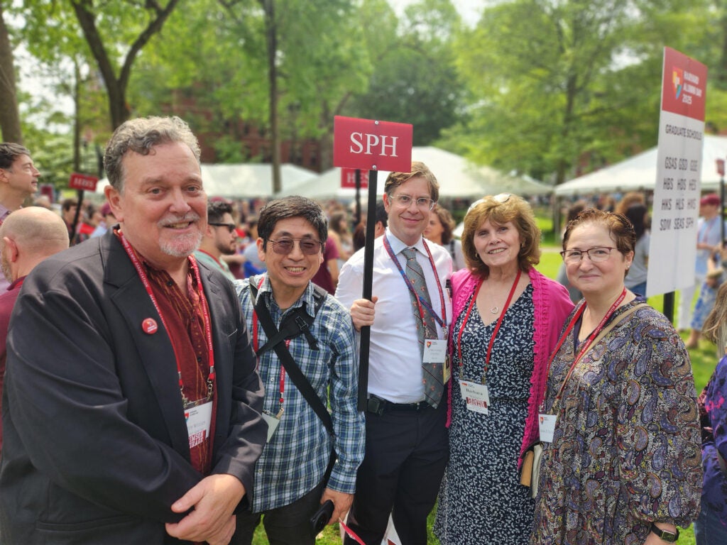 Maria Navarro and group on Alumni Day 2025