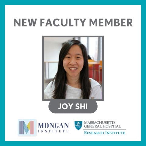 New faculty member, Joy Shi poster