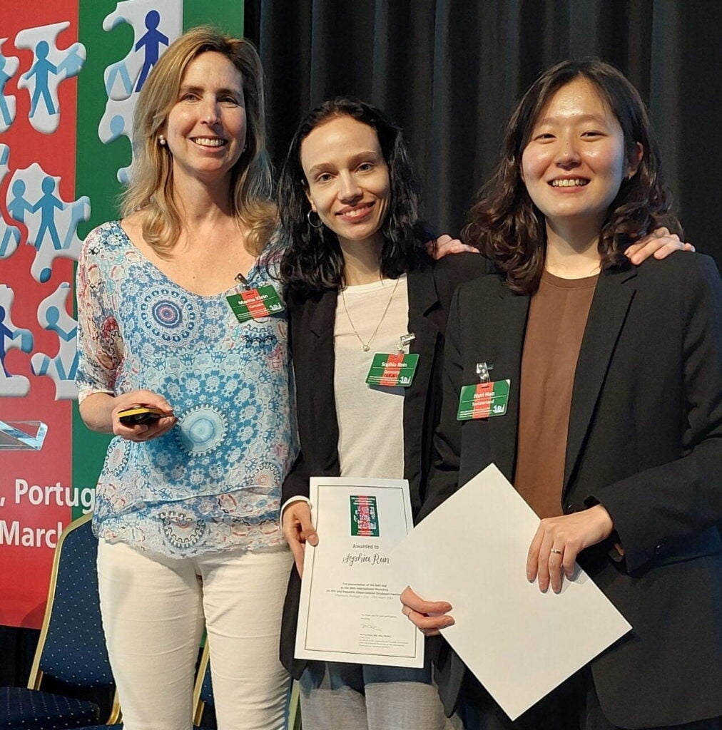 Sophia Rein Wins IWHOD 2024 Young Investigator Award