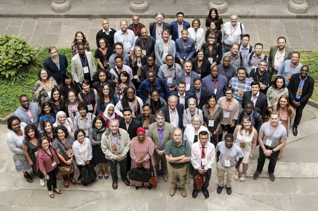 Group photo from the 2019 Science of Eradication: Malaria course, which brought together 51 participants from 35 countries to explore strategies for malaria elimination and eradication.