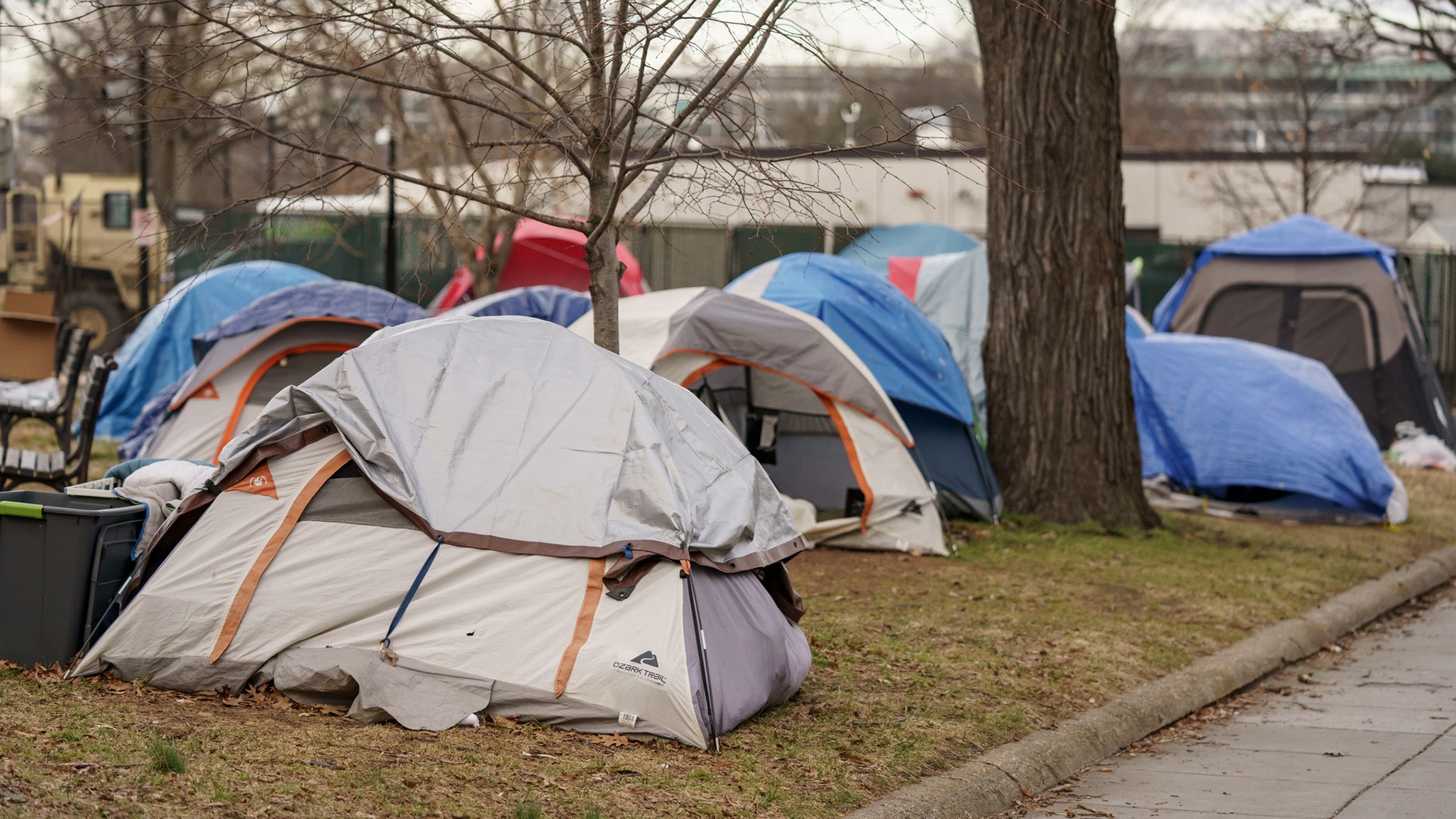 Homeless tents in Washington, D.C.