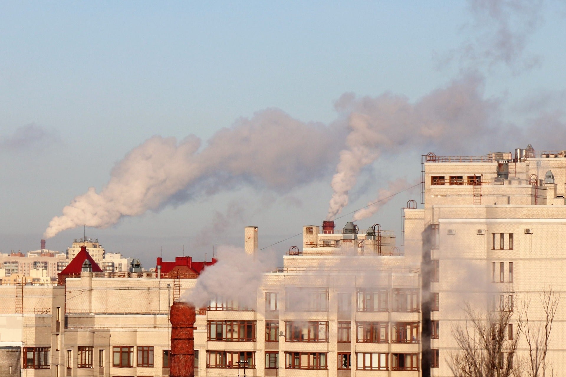 Polluting building