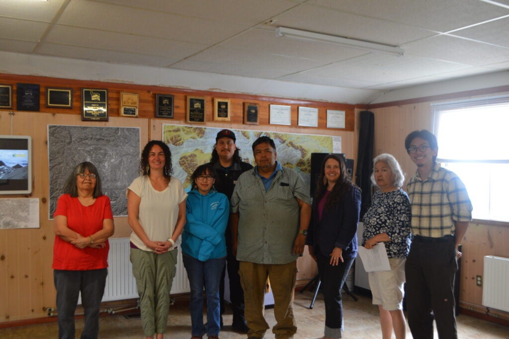 Meeting with lead members from the Native village of Tazlina to discuss community access to food, accessible surveys, and tribal data sovereignty.