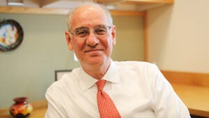 Rifat Atun in his office