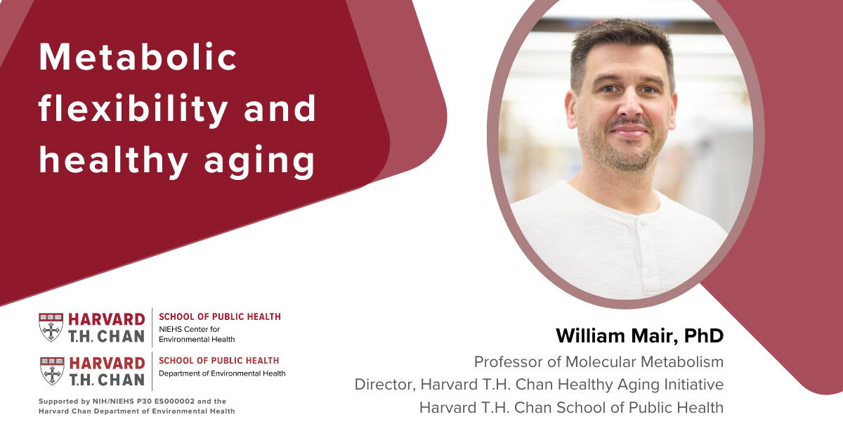 William Mair lecture graphic with headshot and title.