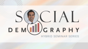 SDS logo with head shot of Atheendar Venkataramani