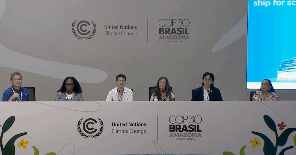 Kenzo Kimura presents at Peace Boat US.