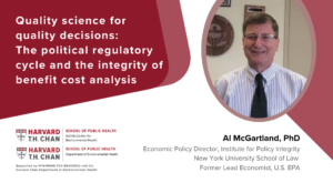 Al McGartland lecture graphic with title and photo.