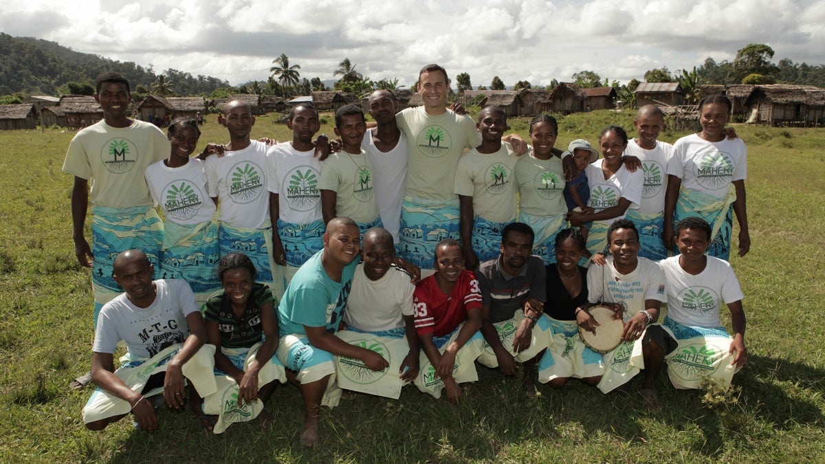 Christopher Golden with the Madagascar Health and Environmental Research team in Madagascar. Photo: Jon Betz