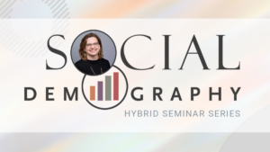 SDS logo and headshot of speaker Erin Kelly