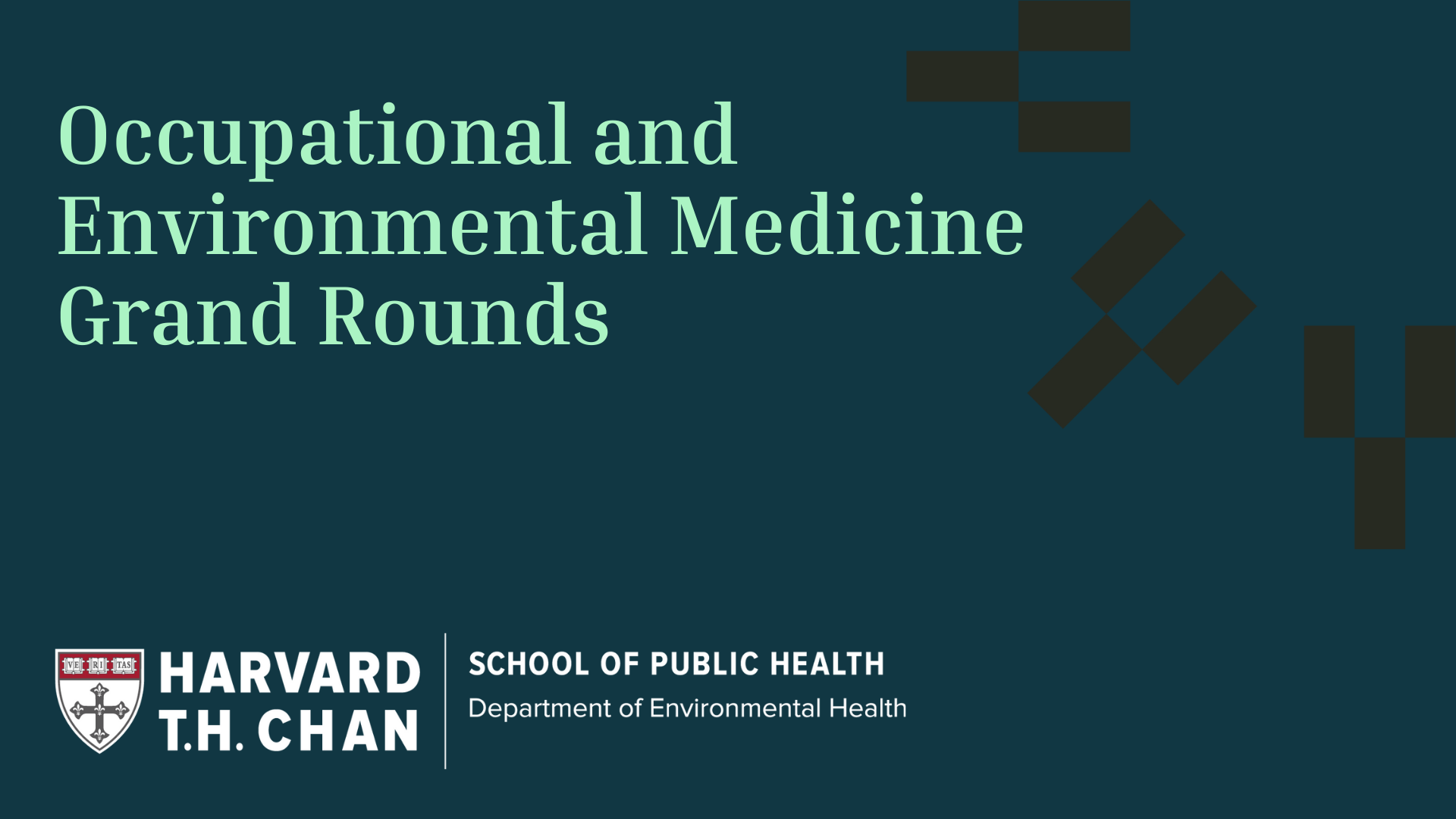 Occupational and Environmental Medicine Grand Rounds