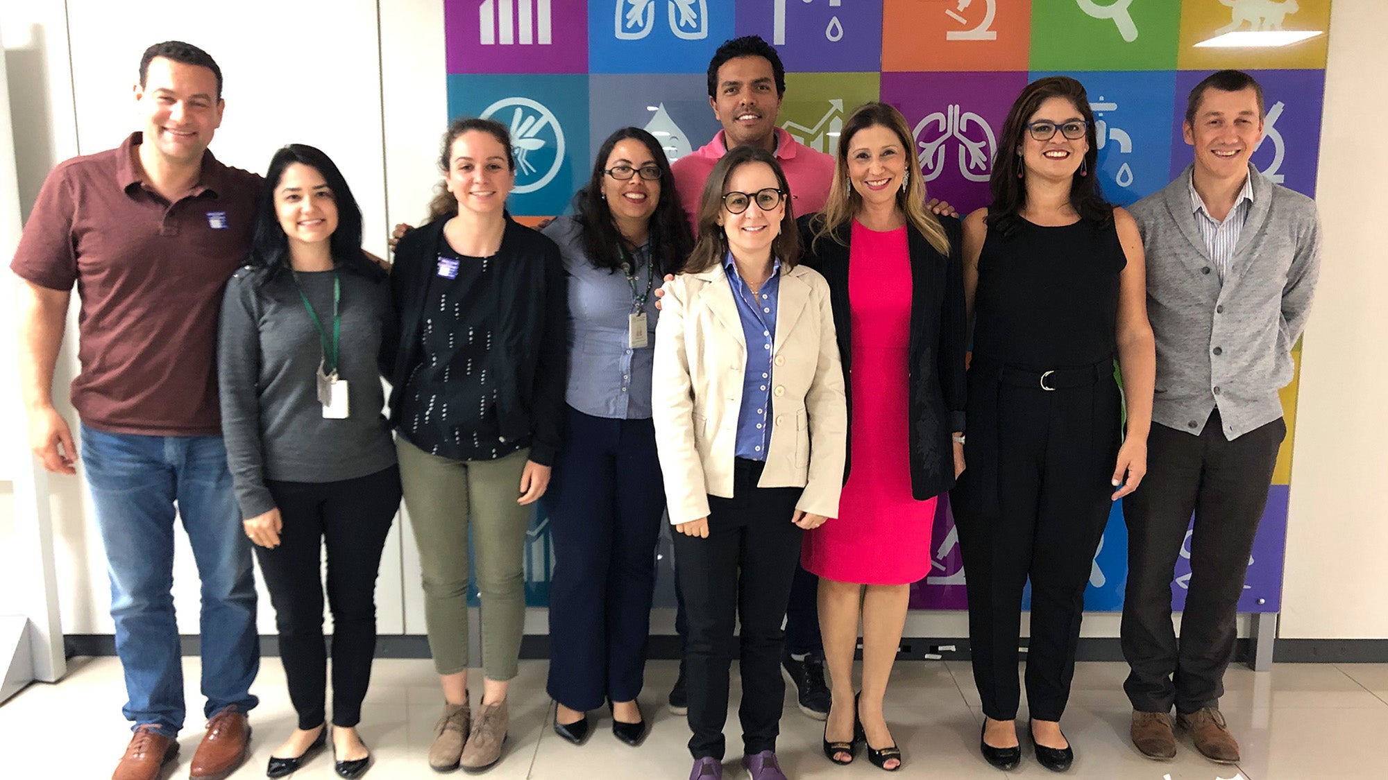 A group shot of research team