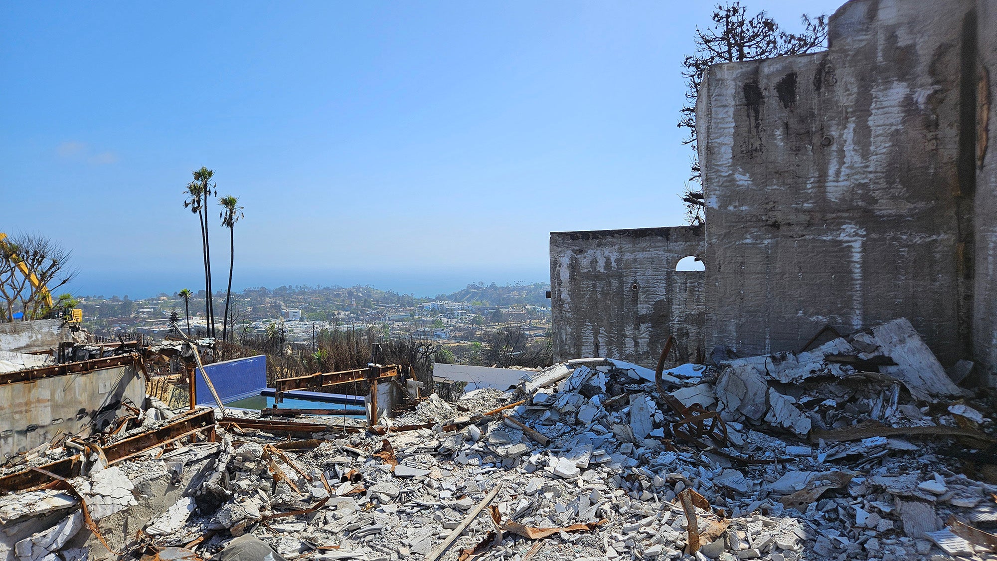 LA fire debris