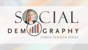 SDS logo and headshot of Jessica Finlay