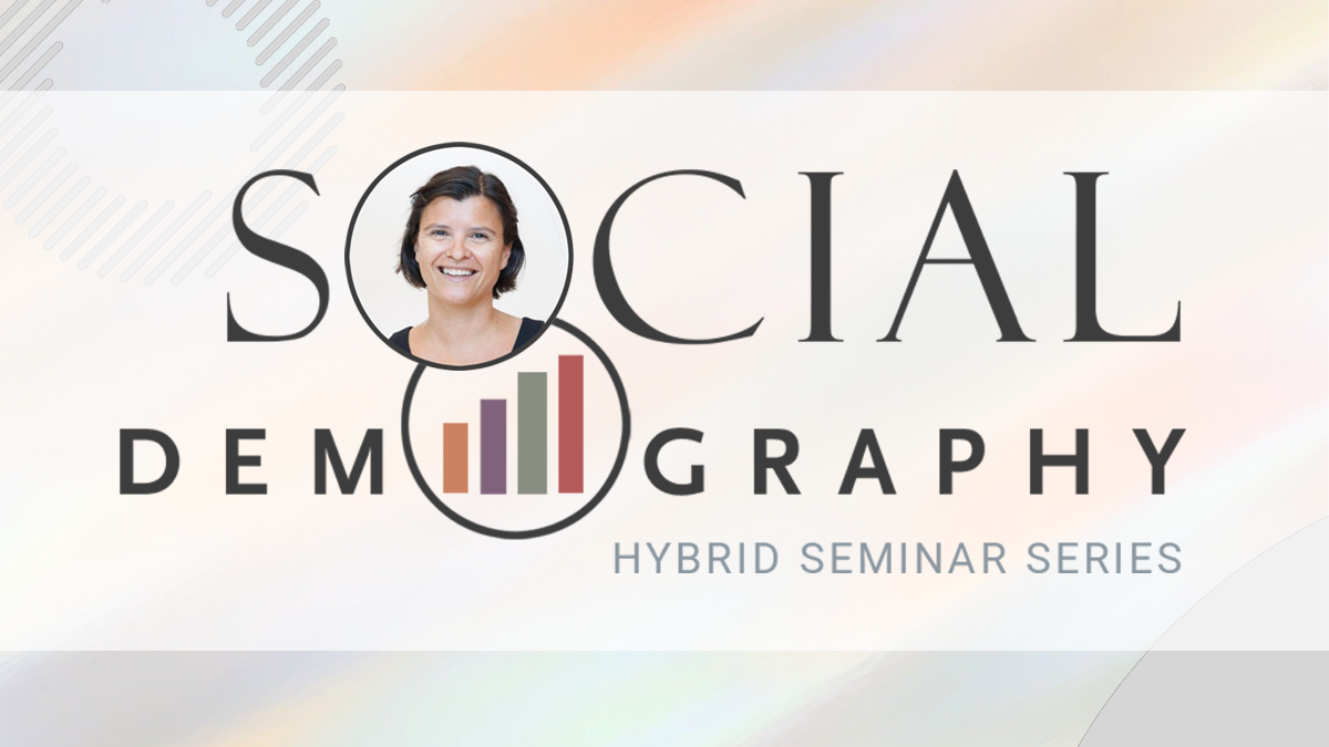 SDS logo and headshot of speaker