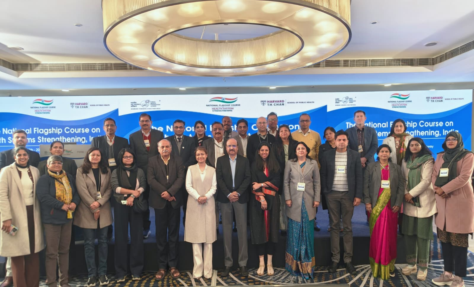 Participants in the National Flagship Course on Health Systems Strengthening for India.